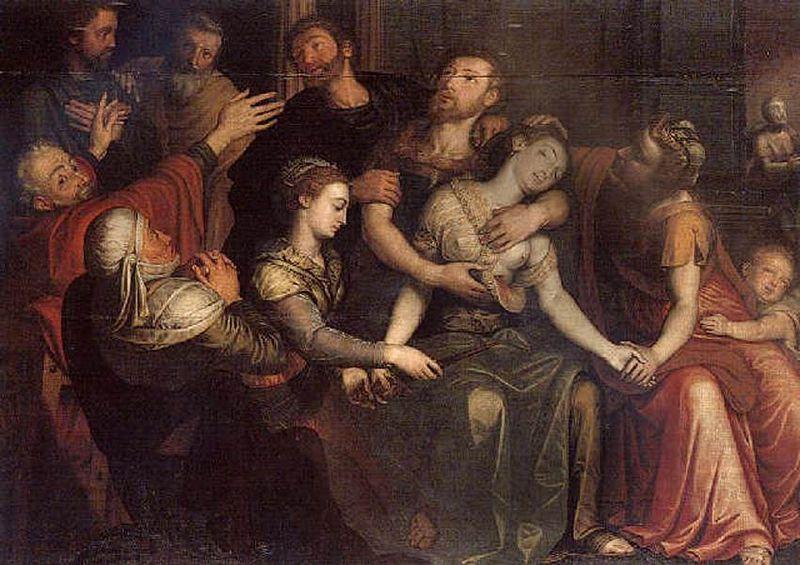 Bernaert de Ryckere The Death of Lucretia oil painting image